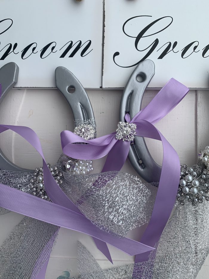 Wedding Chair Signs. Bride and groom signs - Image 10