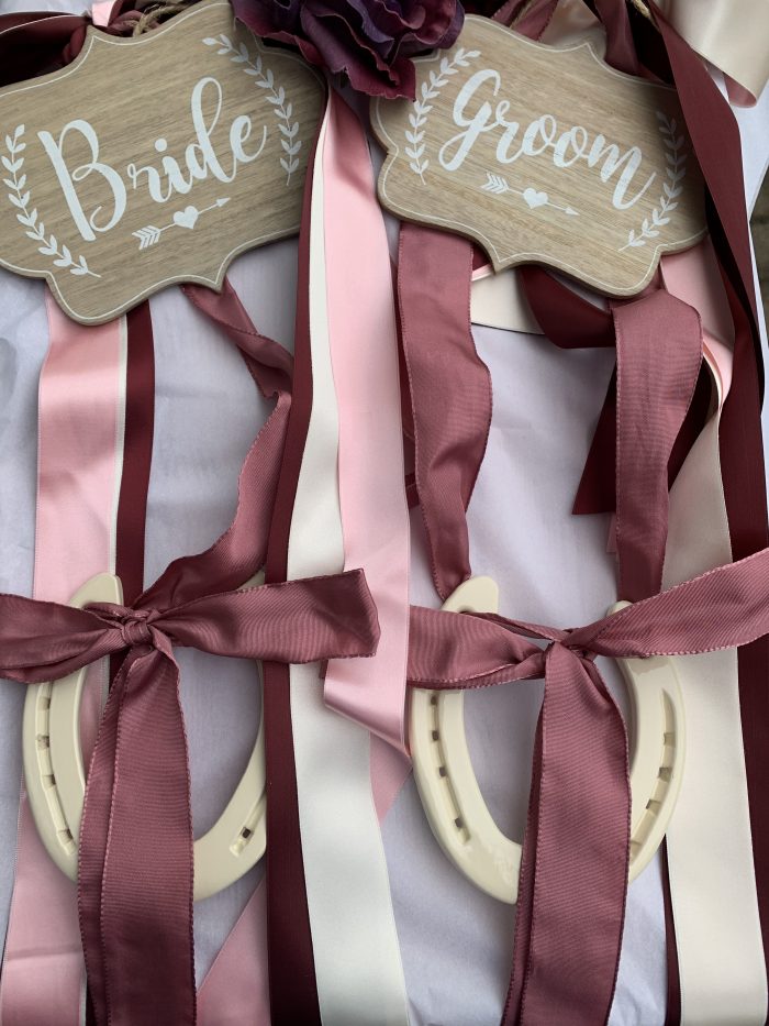 Wedding Chair Signs. Bride and groom signs - Image 7