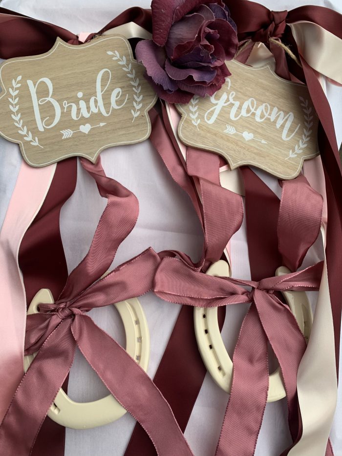 Wedding Chair Signs. Bride and groom signs - Image 8