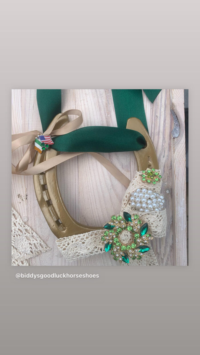 Emerald Wedding Good Luck  Horse Shoe - Image 4