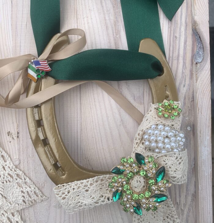 Emerald Wedding Good Luck  Horse Shoe - Image 7