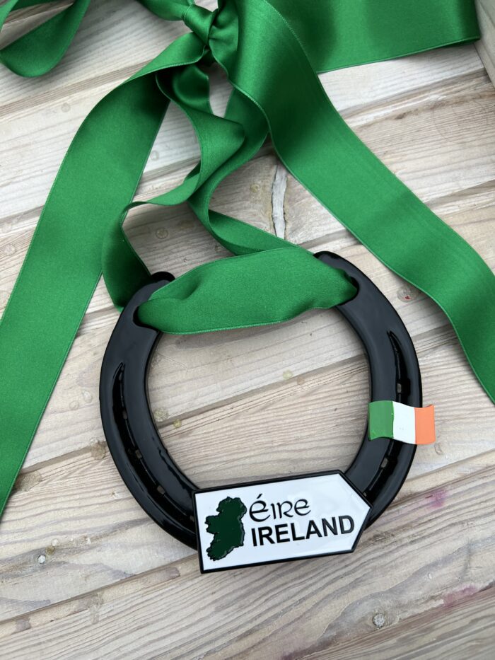 Road Signs Good Luck from Ireland Irish Horse Shoe - Image 3