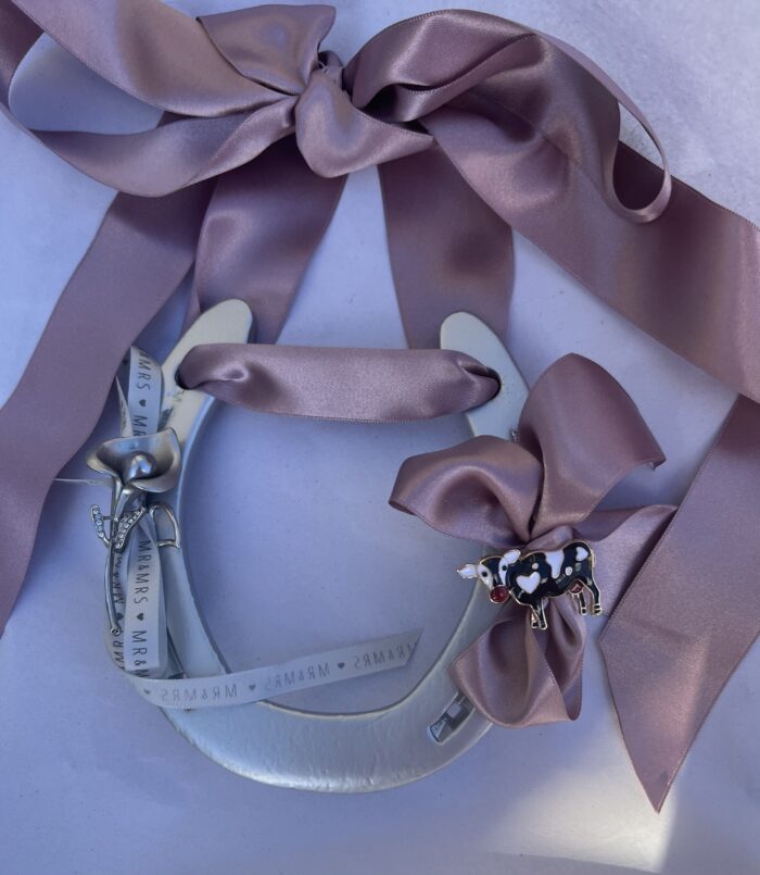 Cows gifts  with Good Luck horse shoe for occasions