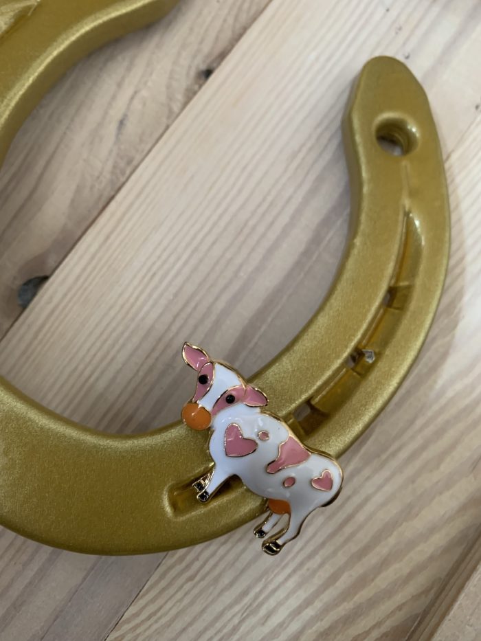 Cows gifts  with Good Luck horse shoe for occasions - Image 2
