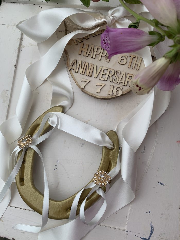 6th Wedding Anniversary gifts iron symbol for 6th anniversary, iron horse shoe - Image 2
