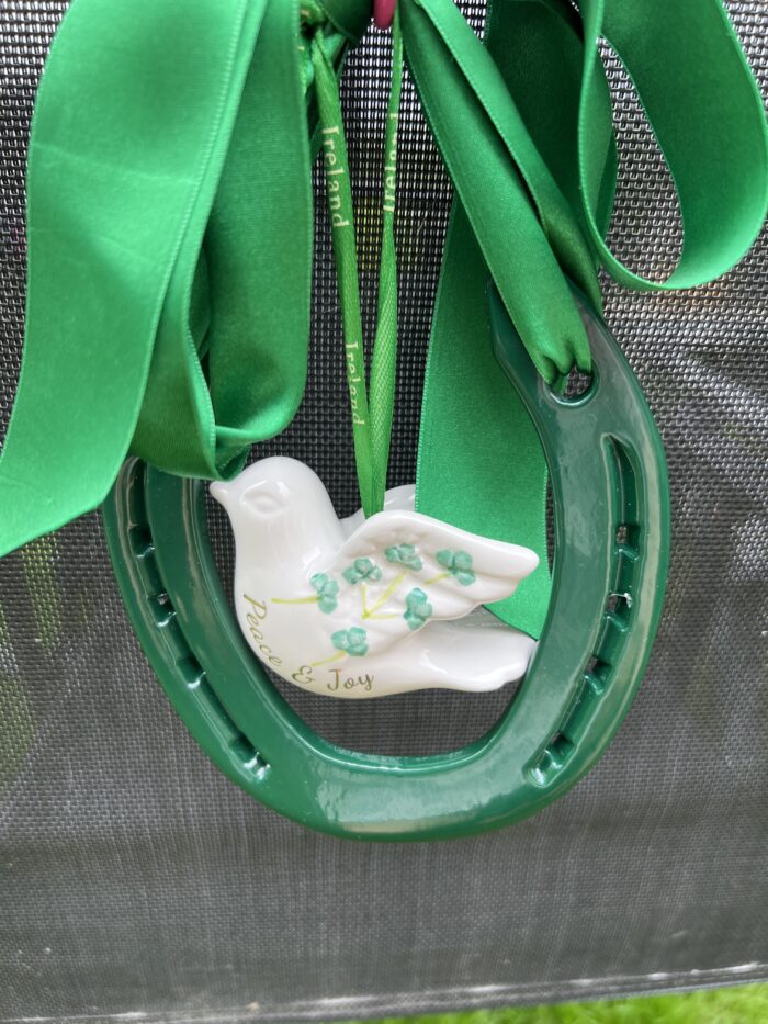 Peace Dove and irish lucky horse shoe - Image 2