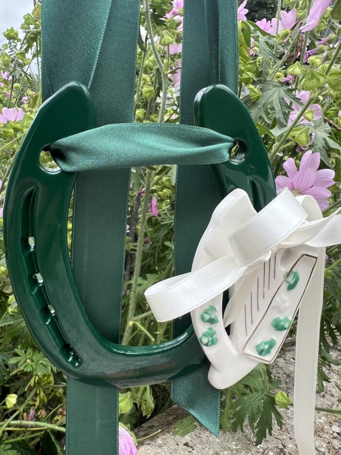 Irish Harp horse shoe gift - Image 7