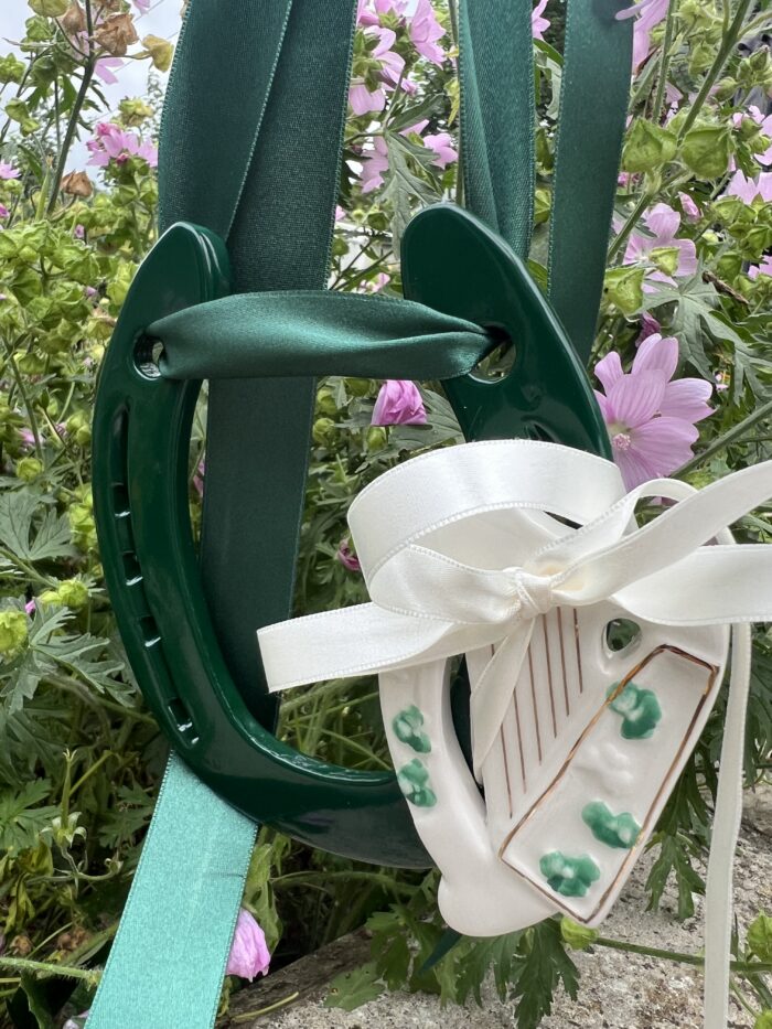 Irish Harp horse shoe gift - Image 4
