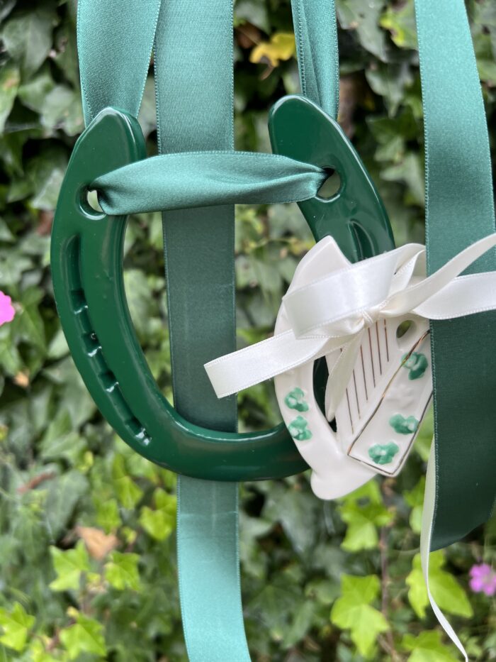 Irish Harp horse shoe gift - Image 3