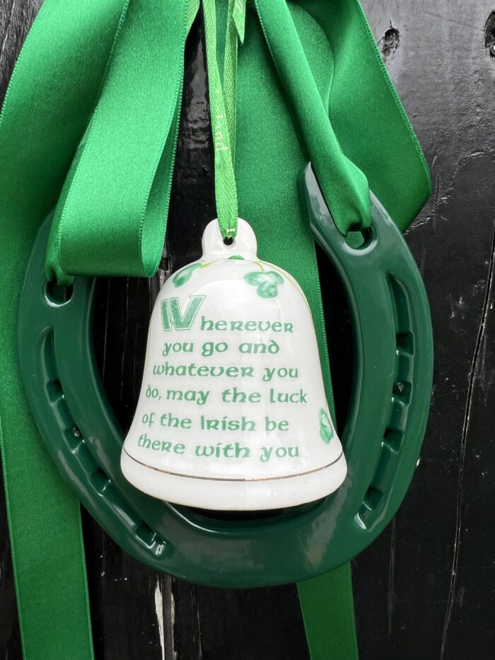 Irish sayings horse shoe Bell gift