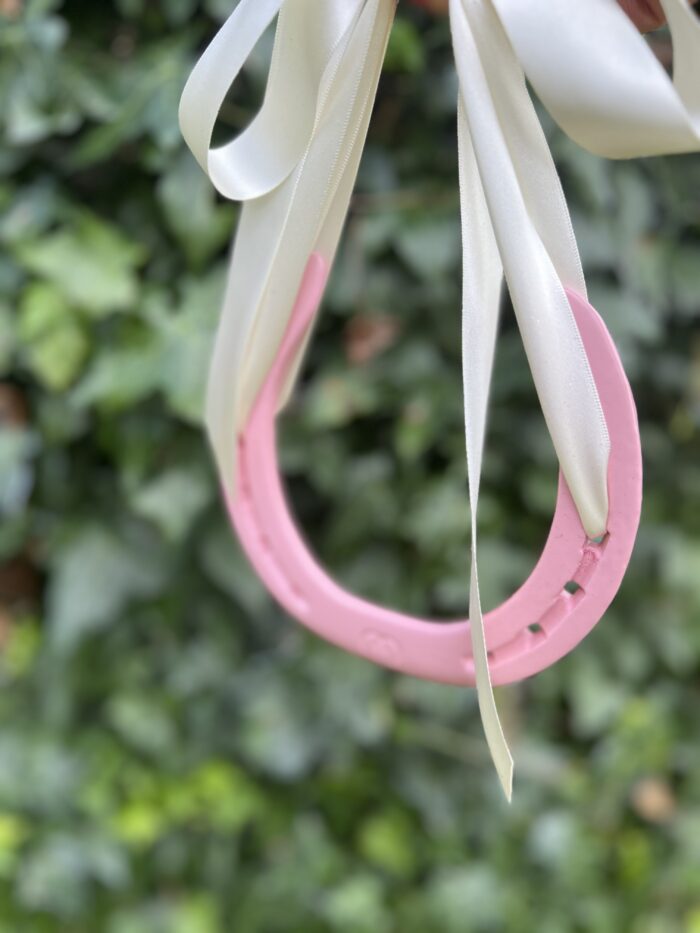 Pink Horse Shoe , Pink lucky  Horse Shoe Gift - Image 5