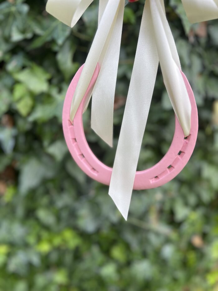 Pink Horse Shoe , Pink lucky  Horse Shoe Gift - Image 6