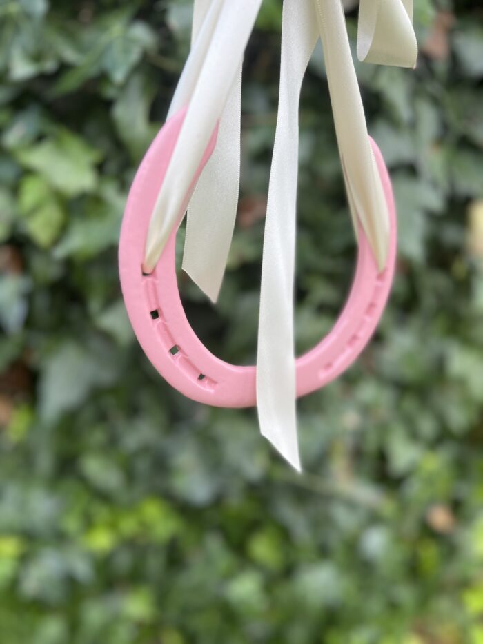 Pink Horse Shoe , Pink lucky  Horse Shoe Gift - Image 4