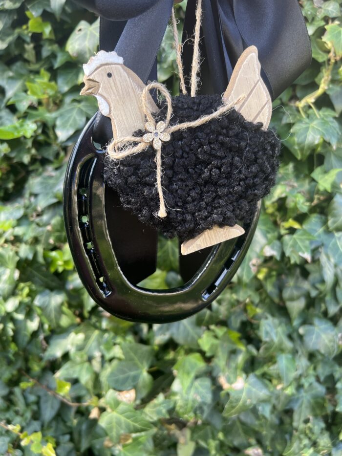 Hens and good luck, farmhouse gift ,