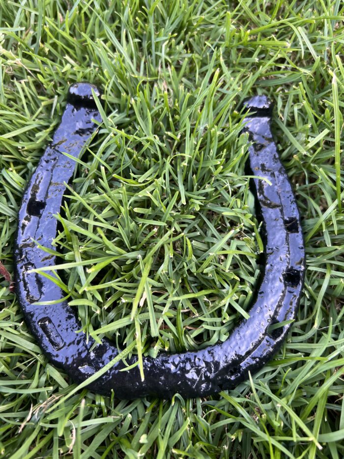 Old irish  horse shoe, - Image 6