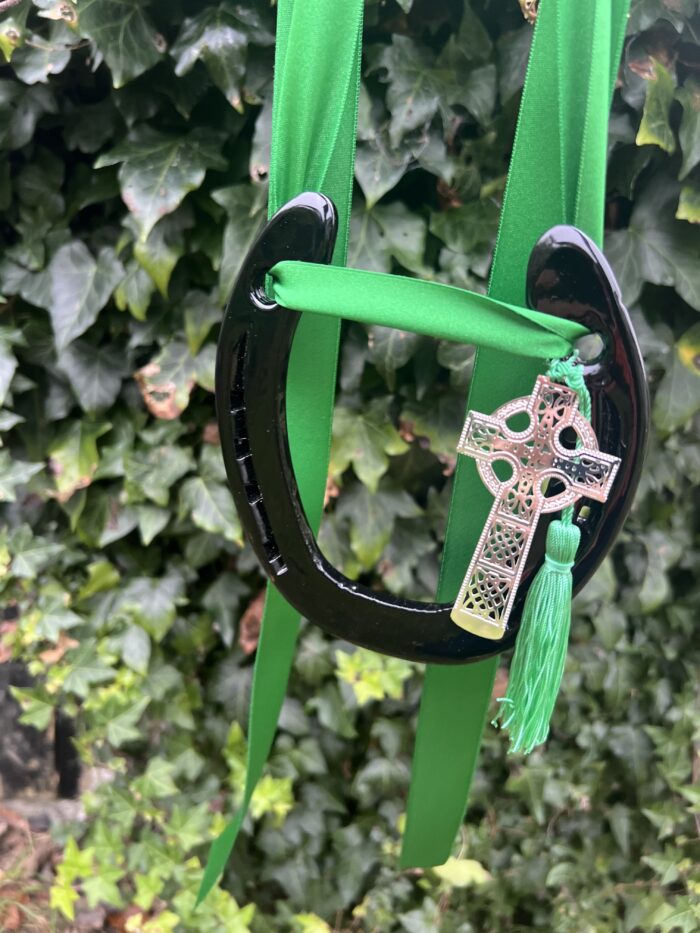 Irish Celtic Cross and irish lucky Horse Shoe - Image 2
