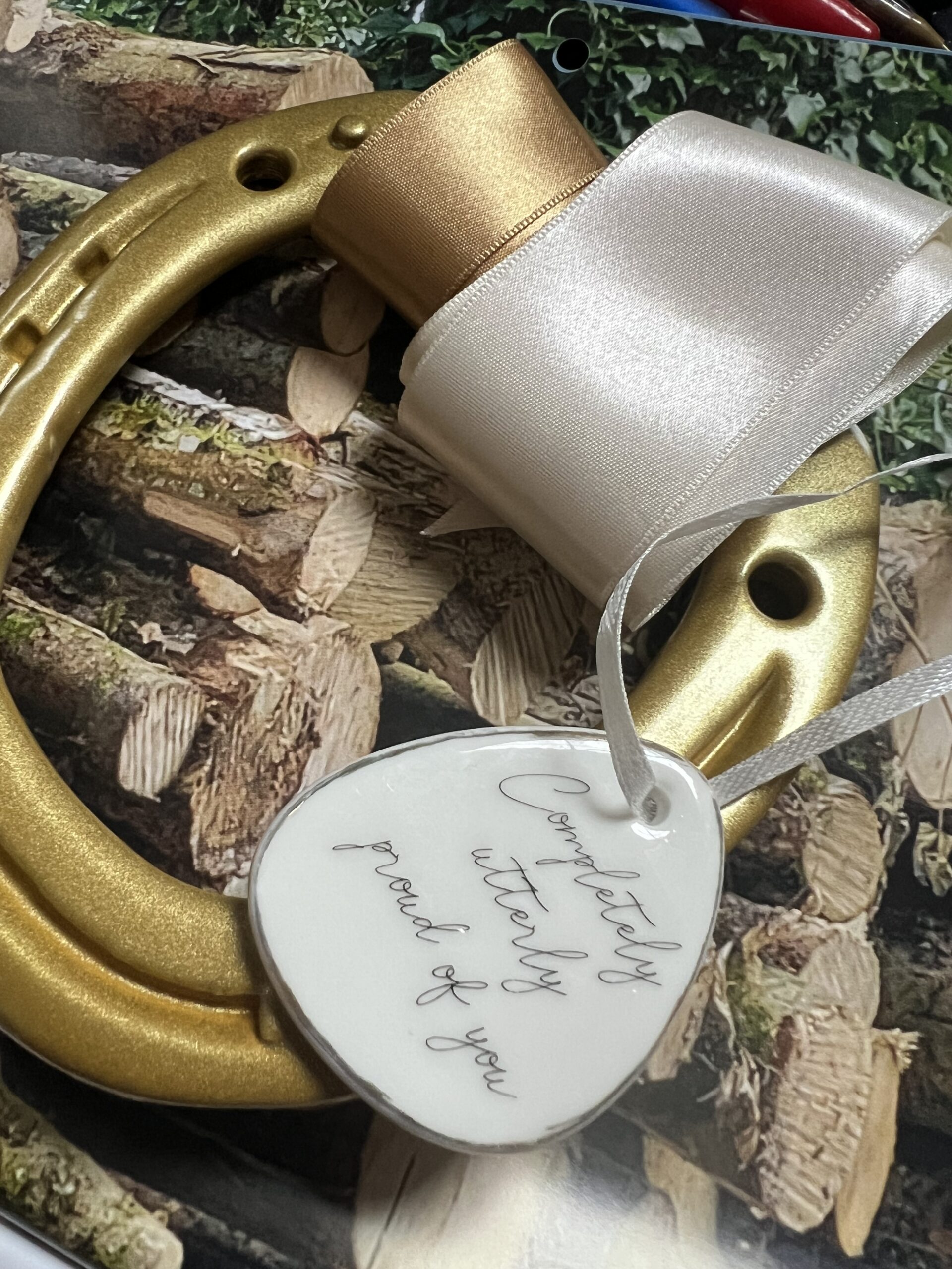 So Proud of you & good luck