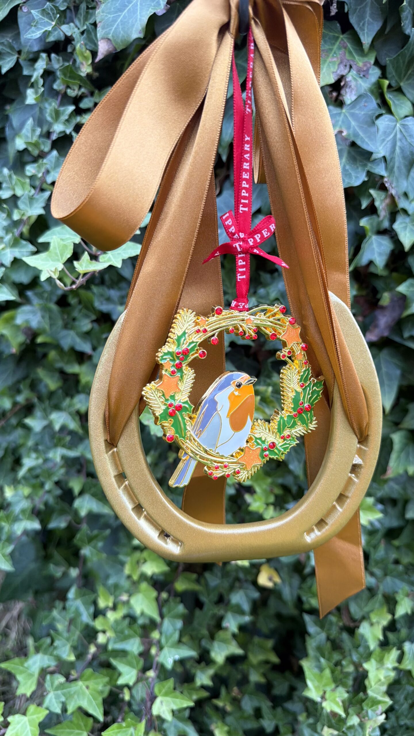 Christmas Robin and Wreath - Image 2